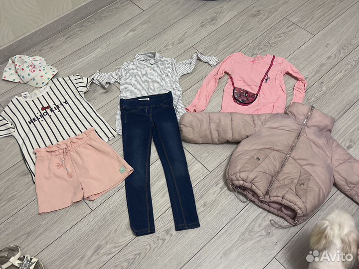 Детские вещи пакетом 110-116 девочка