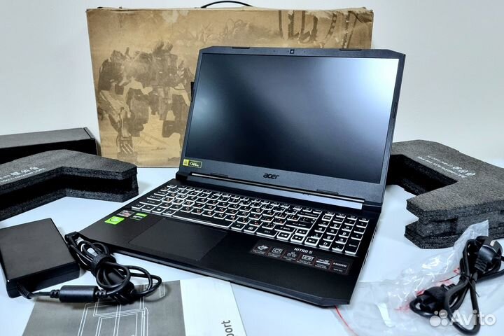 Новый Acer (R5-5600H, RAM 16, SSD 512, GTX1650)