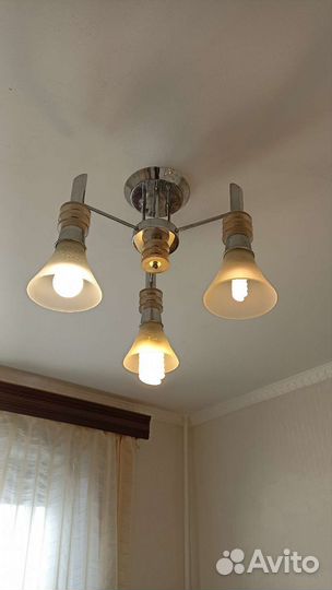 Люстра потолочная бу
