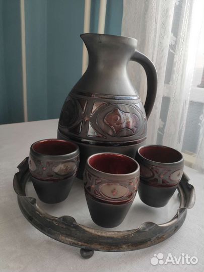 Кувшин и стаканы Грузия винтаж