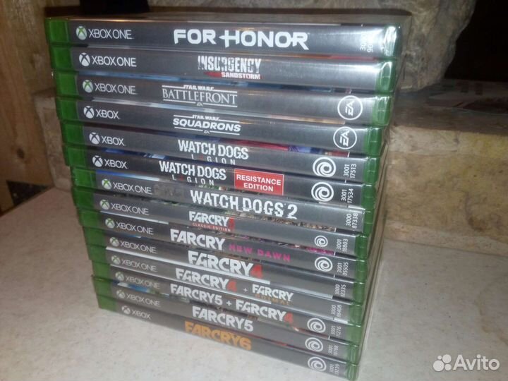 Несколько игр xbox one