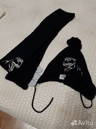 Детская шапка и шарф