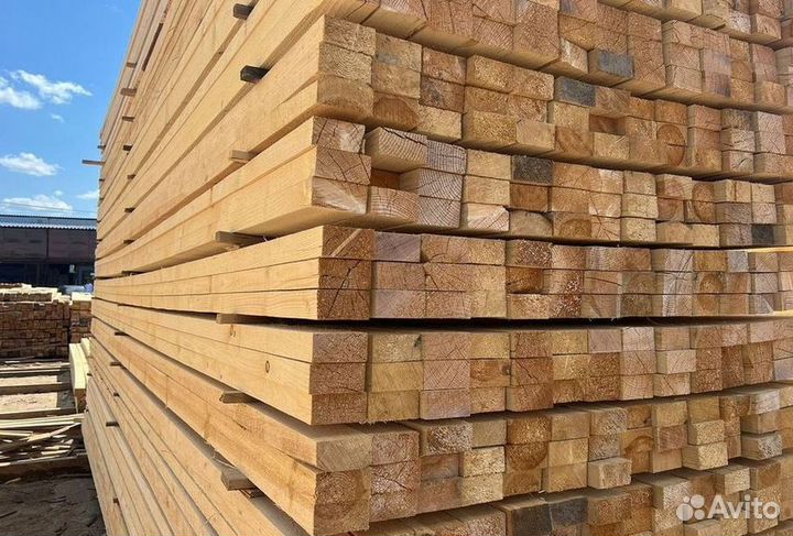 Брус обрезной 100х100х6000мм от производителя