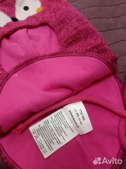 Шапка шлем варежки перчатки