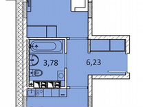 1-к. квартира, 41,9 м², 2/12 эт.