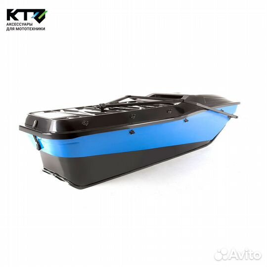 Сани волокуши ктз Актив с жесткой крышкой