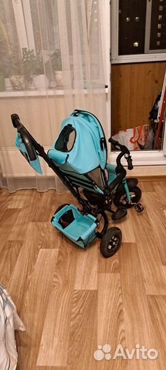 Велосипед коляска с ручкой