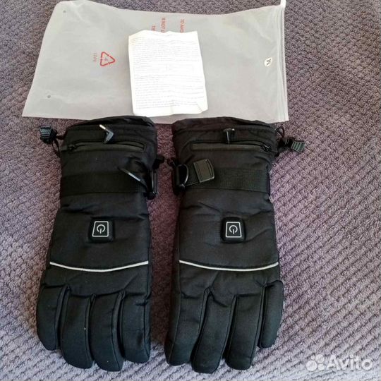 Перчатки мужские зимние с подогревом