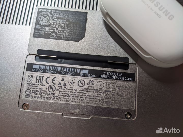 Dell XPS 15 9560 4К. На запчасти