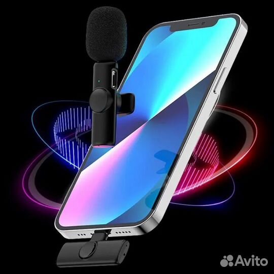 Микрофон петличный (2 шт) блогинг iPhone K11/K35
