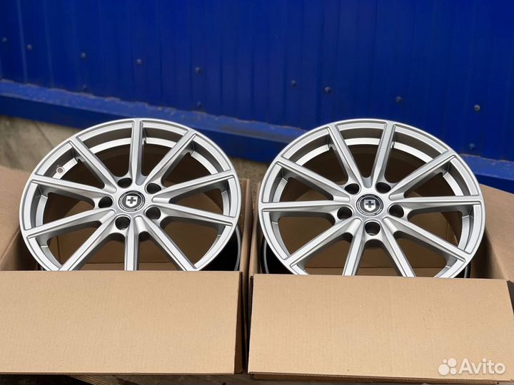 Диски r17 5x114,3 HRE P400 серебро HS