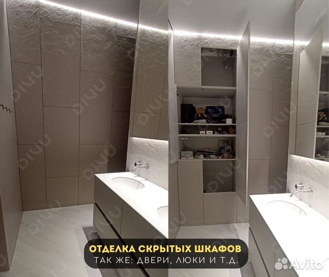 Стеновые панели крупноформатные сверхтонкие 3 мм