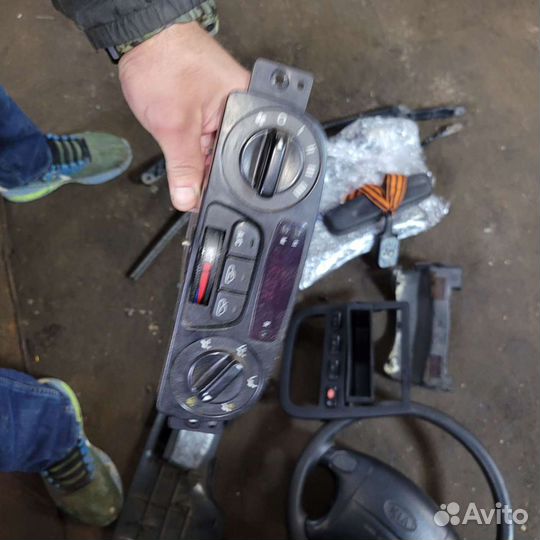 Блок переключения печки на кия кларус