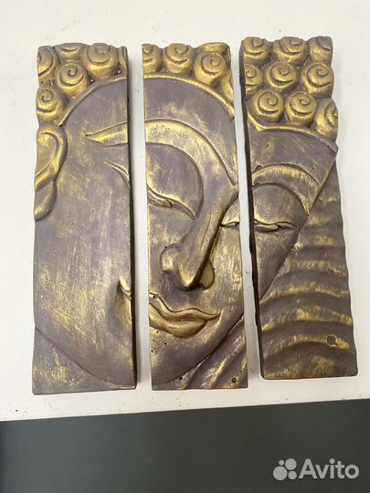 Настенное панно из гипса Будда