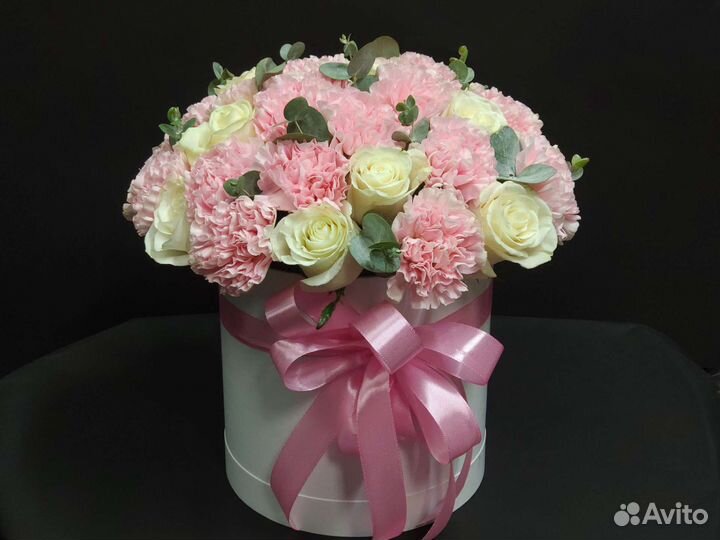 Букет из роз 101шт 51штук цветы