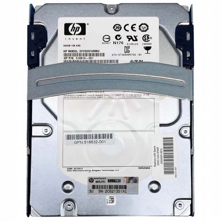 [586009-001] Жесткий Диск Hp 300gb Sas 3,5" Hdd 586009-001