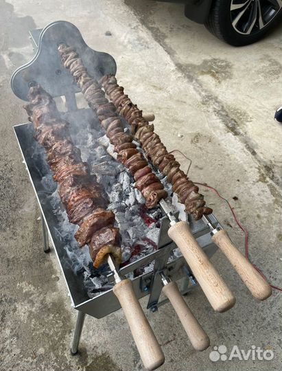 Мангал автоматический угольный