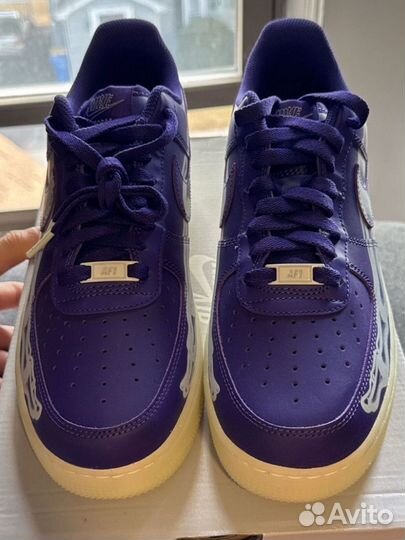Nike Air Force 1 Low Purple Skeleton Оригинал