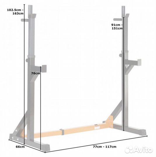 Стойка под штангу DFC dsst11