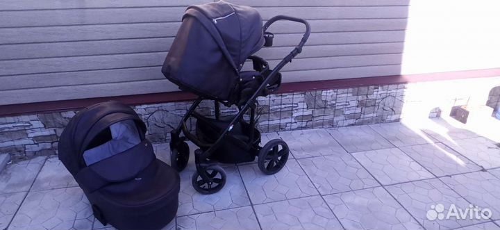 Коляска 2 в 1 эко кожа