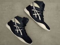 Борцовки asics blue white асикс темно-синий