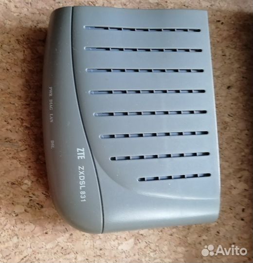 Модем ZTE 831, сплиттер adsl