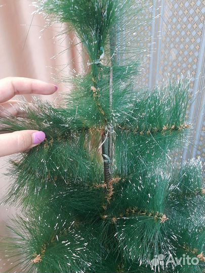 Ель искуственная бу 1.5 м леска
