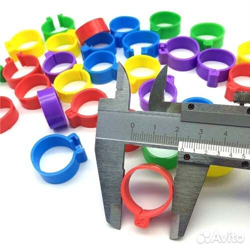 Меточные кольца для домашней птицы. Размеры разные