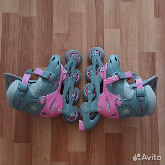 Роликовые коньки детские раздвижные 30-33