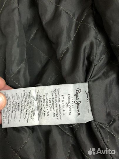Pepe jeans куртка кожаная