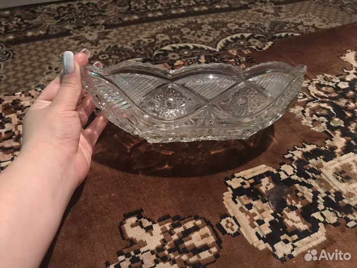 Ваза хрустальная