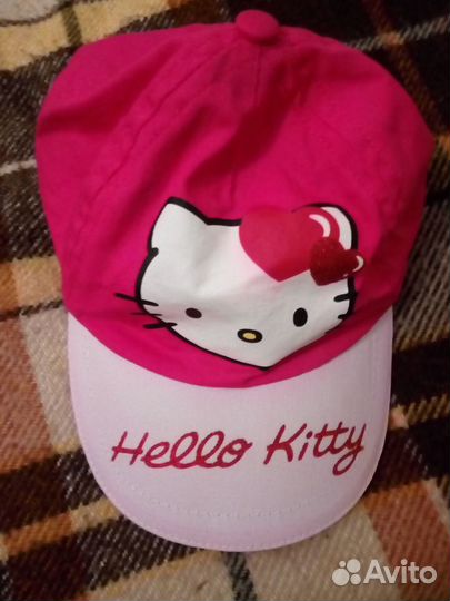 Кепка Hello Kitty. размер 52-54, отличное состояни