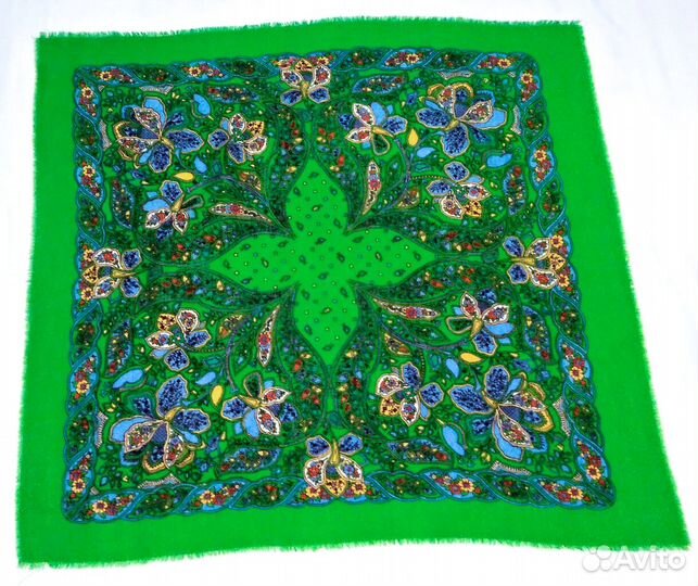 Советский павловопосадский платок
