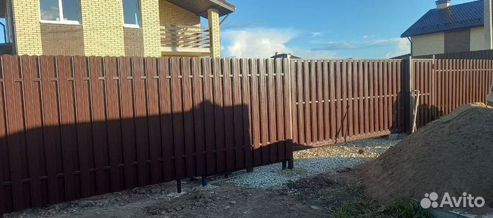 Откатные ворота для дома