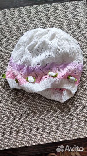 Береты вязанные летние