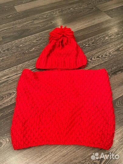 Шапка и снуд женский