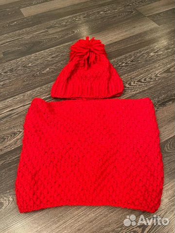 Шапка и снуд женский