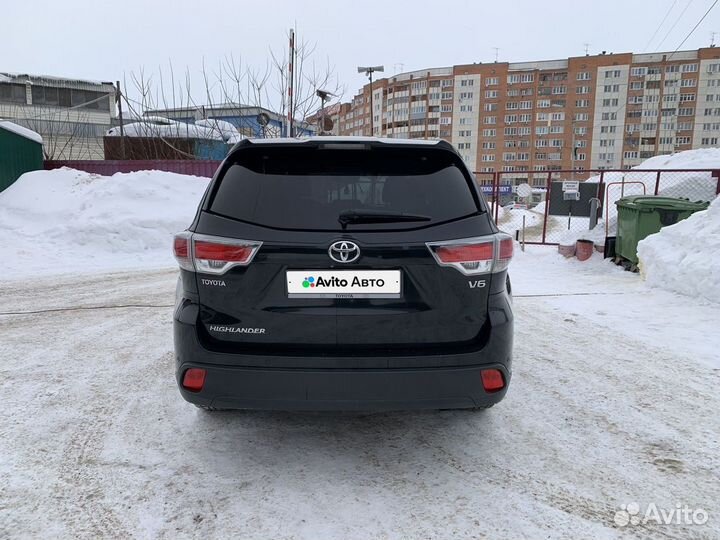 Toyota Highlander 3.5 AT, 2015, 101 000 км