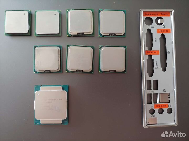 Процессоры Intel 478, 775, задняя планка