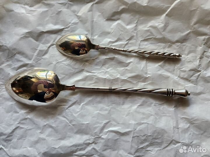 Серебряные ложки 84 проба Царизм