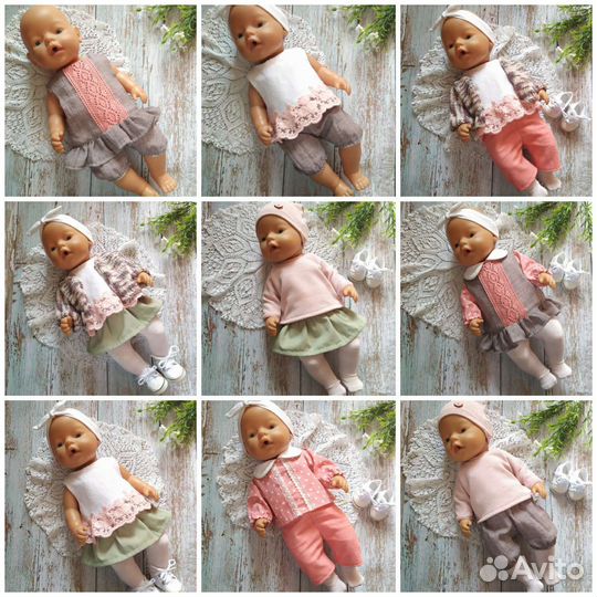 Одежда для куклы беби борн