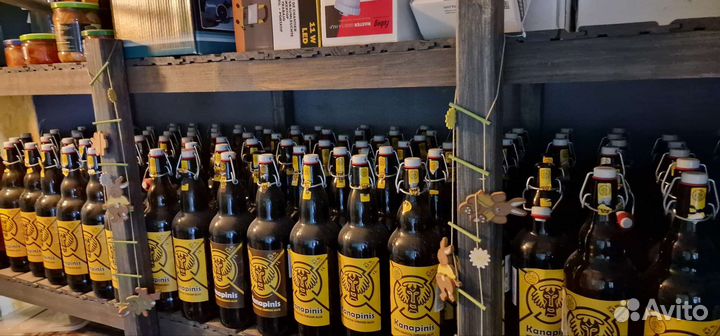 Бутылка с бугельной пробкой 1 л