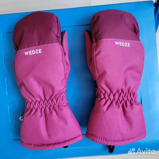 Варежки непромокаемые декатлон