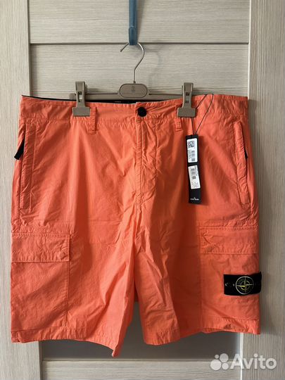 Шорты Stone Island Cargo Cotton Coral (бронь)