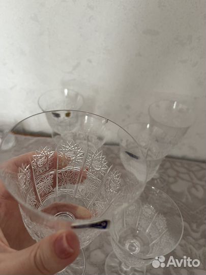 Графин со стаканами хрусталь