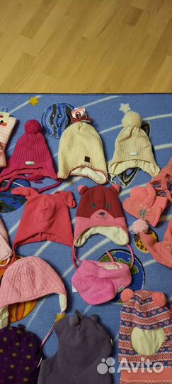 Шапки, шарфы, шлемы 0-2 года