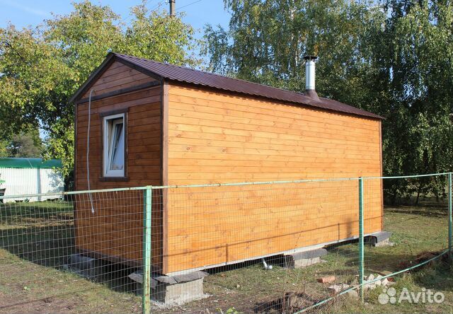 Баня перевозная 6на2.3м под ключ