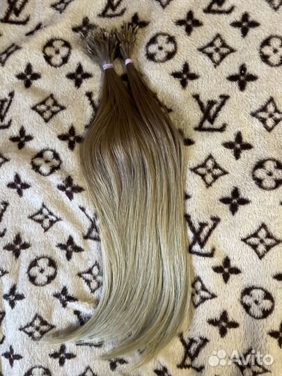 Волосы для наращивания 45 см омбре
