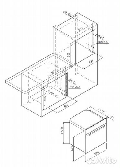 Духовка электр.новая 