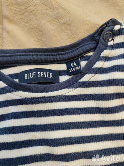 Платье для девочки 86,blue seven